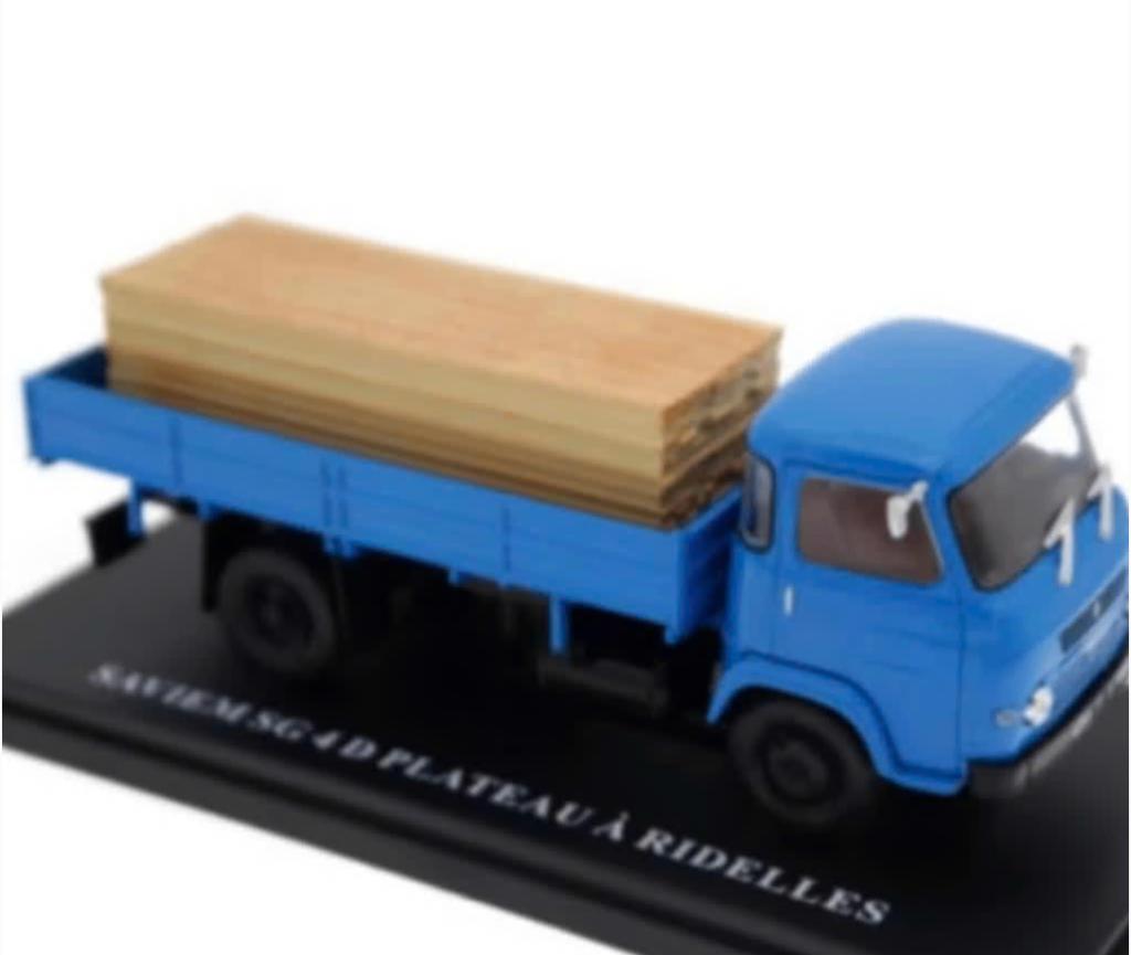 RENAULT Saviem SG 4D 1967 met laadbak schaal 1/43, Hobby en Vrije tijd, Modelauto's | 1:43, Verzenden, Nieuw, Auto, Overige merken