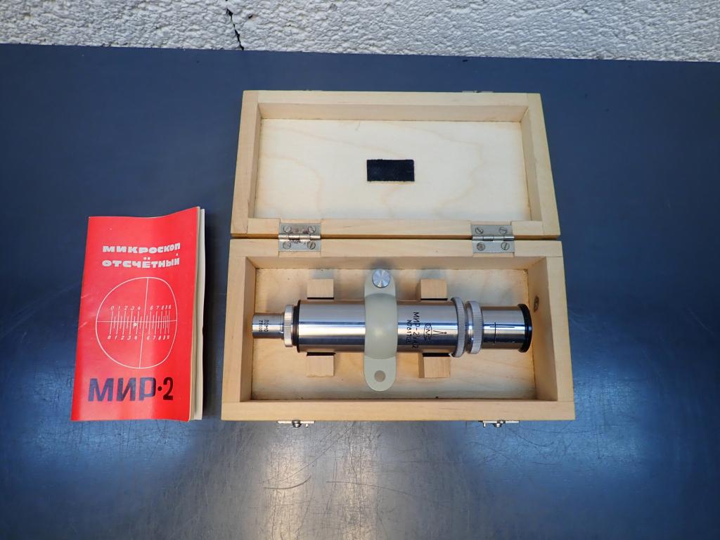 Meet Microscoop / Meet-loupe , vergroot 19-33x, Audio, Tv en Foto, Optische apparatuur | Microscopen, Niet ingevuld, Gebruikt