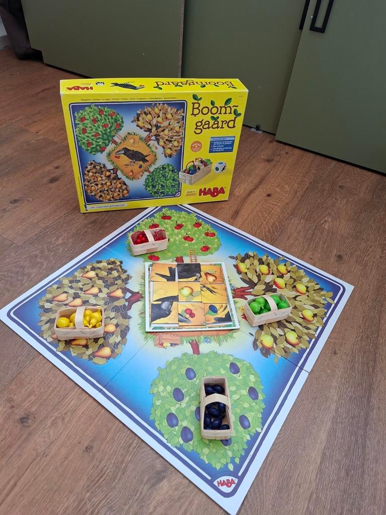 Haba Boomgaard spel - Compleet en in zeer goede staat, Een of twee spelers, Ophalen of Verzenden, Zo goed als nieuw, Haba