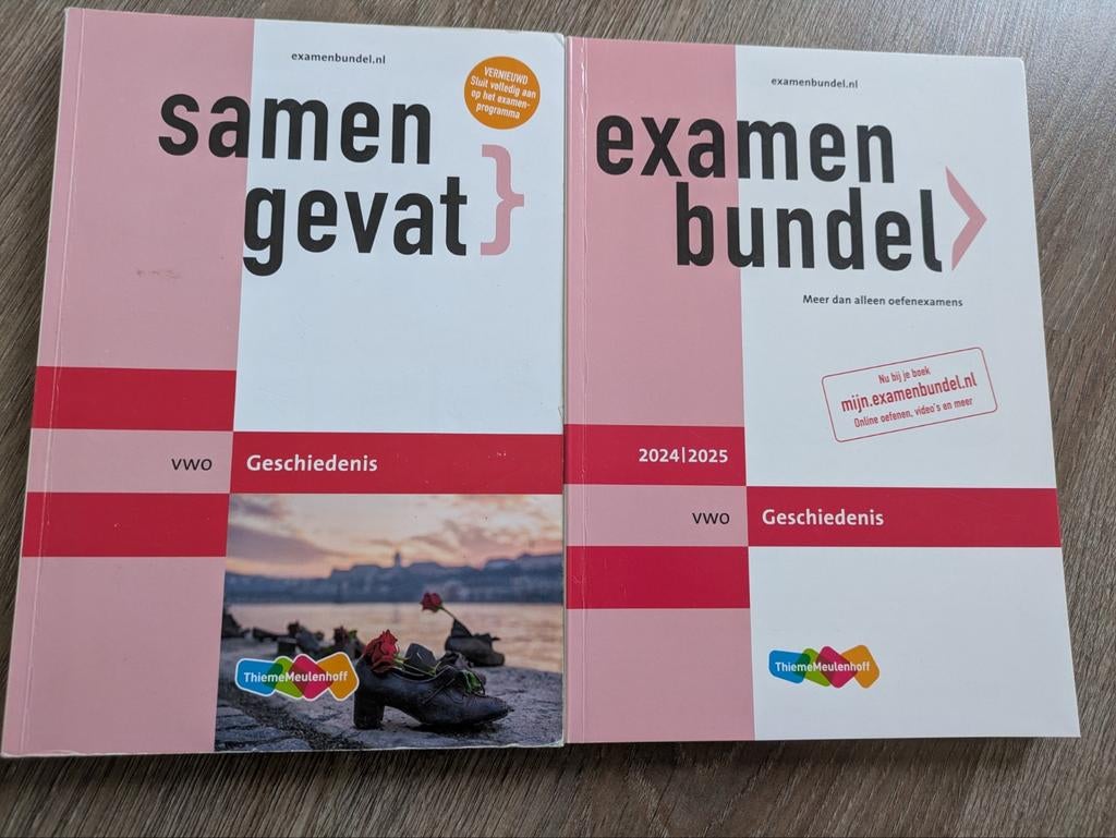 Vwo examen bundels en samengevat geschiedenis 2024/2025, Ophalen of Verzenden, Zo goed als nieuw, VWO, Geschiedenis