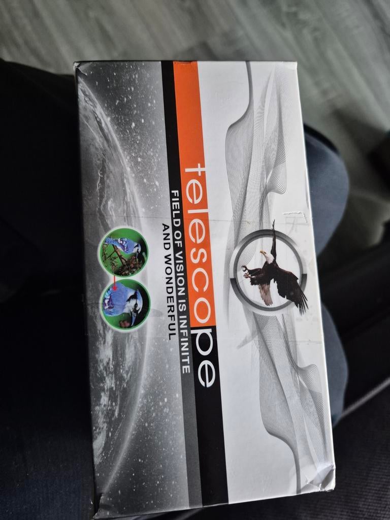 Compacte telescoop met statief, Audio, Tv en Foto, Optische apparatuur | Telescopen, Nieuw, Lenzentelescoop (refractor), Minder dan 80 mm