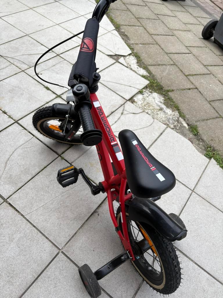 Kinderfiets 12 inch, Ophalen, Zo goed als nieuw, Minder dan 16 inch, Zijwieltjes