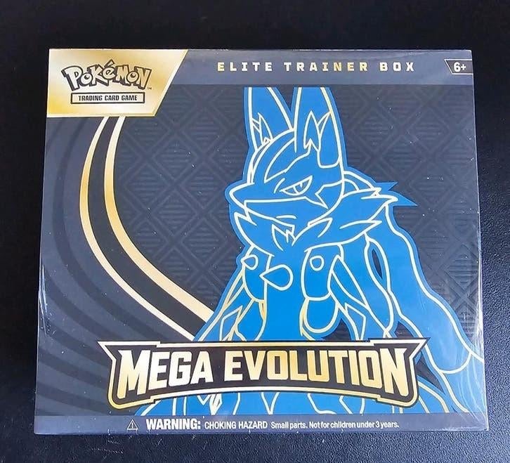 Mega Evolution Lucario Elite Trainer Box (Pokemon TCG), Ophalen of Verzenden, Nieuw, Meerdere kaarten, Foil