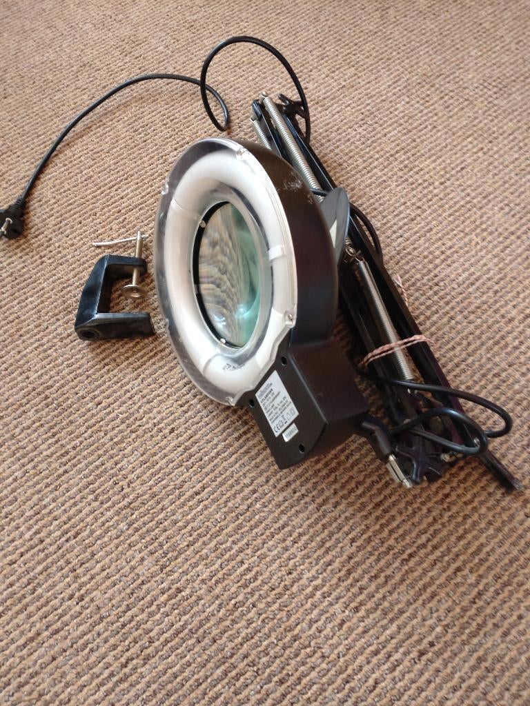 loeplamp, Hobby en Vrije tijd, Vergrootglazen, Loepen en Loeplampen, Ophalen, Gebruikt, Loeplamp