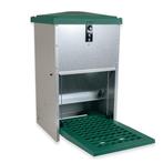 Automatische voerbak kippen 8kg, Dieren en Toebehoren, Pluimvee | Toebehoren, Ophalen of Verzenden, Zo goed als nieuw, Drinken en Voederen