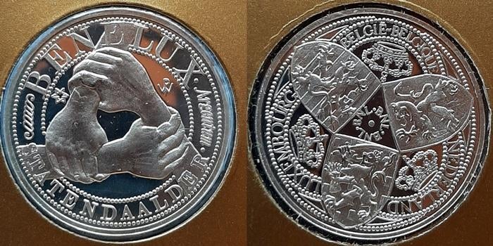 Benelux argentum statendaalder 1979 zilver, Verzenden, Zilver, Nederland