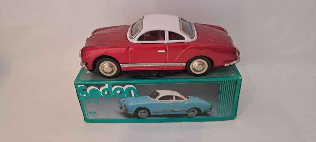 Blikken VW Karmann Ghia, Nieuw in doos, Antiek en Kunst, Antiek | Speelgoed, Ophalen of Verzenden