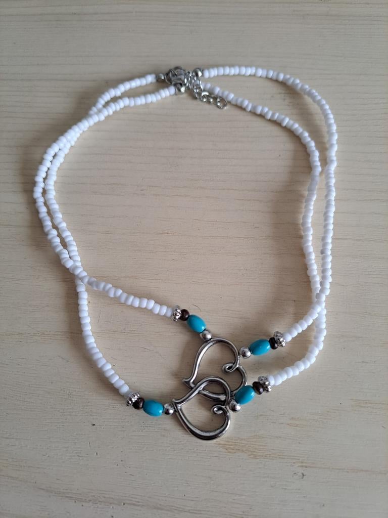 Choker ketting, Sieraden, Tassen en Uiterlijk, Kettingen, Ophalen of Verzenden, Zo goed als nieuw, Overige materialen