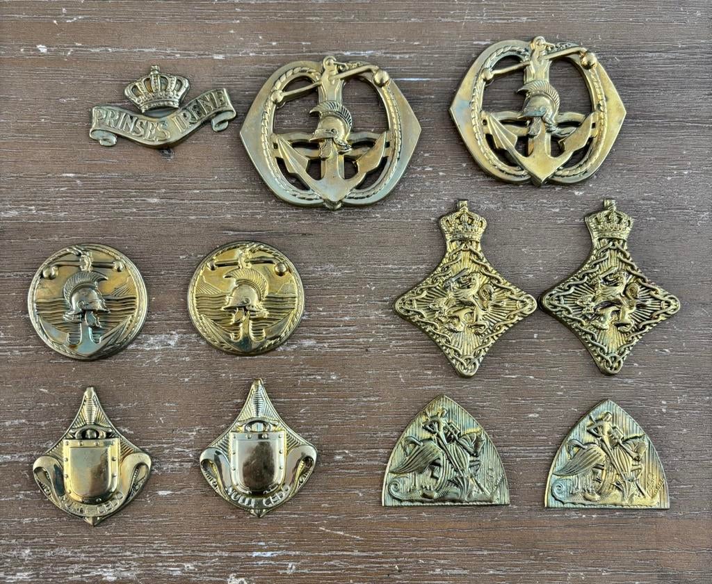 Nederlandse Schouder en baretemblemen, Verzamelen, Ophalen of Verzenden, Landmacht, Nederland, Embleem of Badge