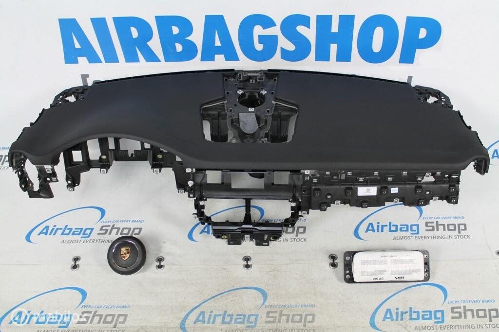 Airbag set - Dashboard zwart Porsche Cayenne (2017-heden), Auto-onderdelen, Dashboard en Schakelaars, Gebruikt, Ophalen of Verzenden
