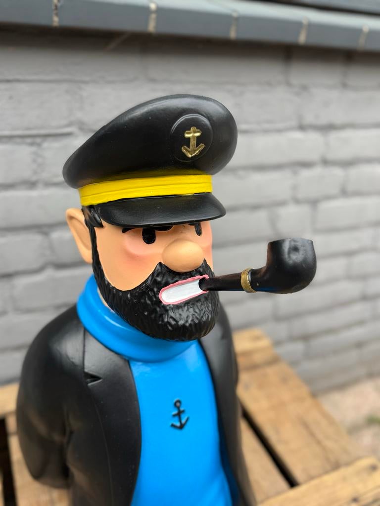 Kuifje Kapitein Haddock beeld / buste, Ophalen, Zo goed als nieuw, Mens