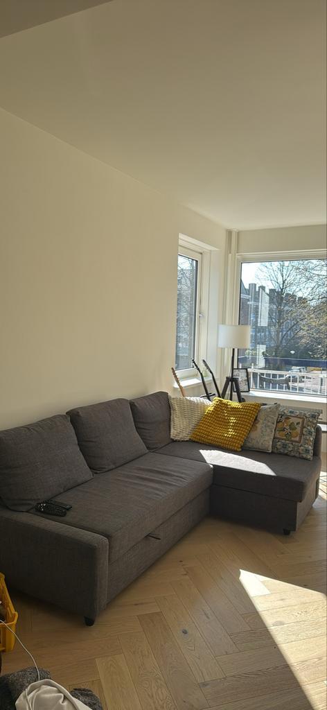 IKEA FRIHETEN slaapbank, Huis en Inrichting, Banken | Sofa's en Chaises Longues, Gebruikt, Driepersoons, 200 tot 250 cm, 100 tot 125 cm