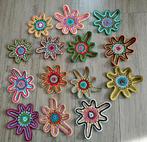 Psychedelisch gehaakt applicatie patch festival vintage 1970, Hobby en Vrije tijd, Ophalen of Verzenden, Nieuw, Haken, Overige typen