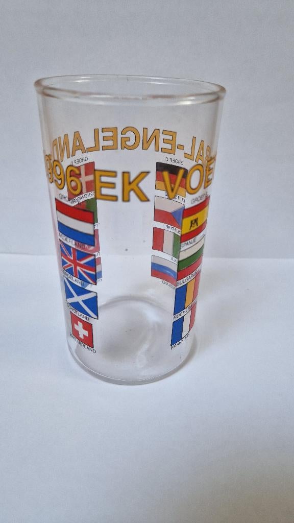 Voetbalglas EK 1996 Voetbal, Verzamelen, Ophalen of Verzenden, Zo goed als nieuw, Buitenlandse clubs, Overige typen