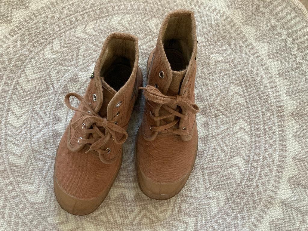 Canvas sneakers/gympen - Palladium, Bruin, Palladium, Ophalen of Verzenden, Sneakers of Gympen