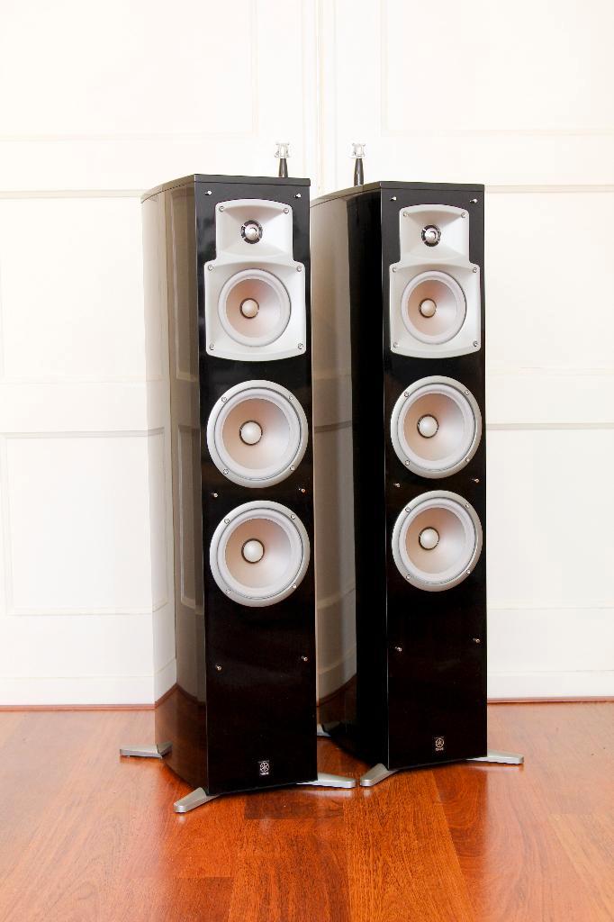 Yamaha NS-555 zuilen., Audio, Tv en Foto, Luidsprekers, Gebruikt, Front, Rear of Stereo speakers, 60 tot 120 watt, Overige merken