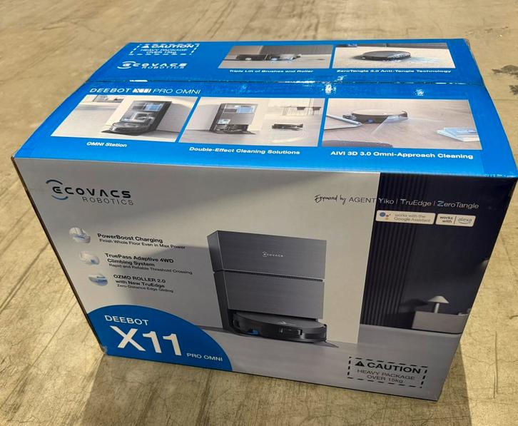 Ecovacs Deebot X11 pro omni // nieuw, Witgoed en Apparatuur, Stofzuigers, Zo goed als nieuw, Robotstofzuiger, Verzenden