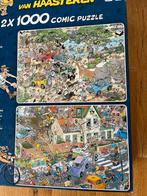 Jan van Haasteren: Safari & Storm - 2x 1000 stukjes, Hobby en Vrije tijd, Denksport en Puzzels, Ophalen of Verzenden, Gebruikt