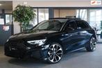 Audi A3 Sportback 35 TFSI S-Line S-tronic Pano Navi Led ACC, Auto's, Audi, Zwart, 4 cilinders, 150 pk, Leder en Stof