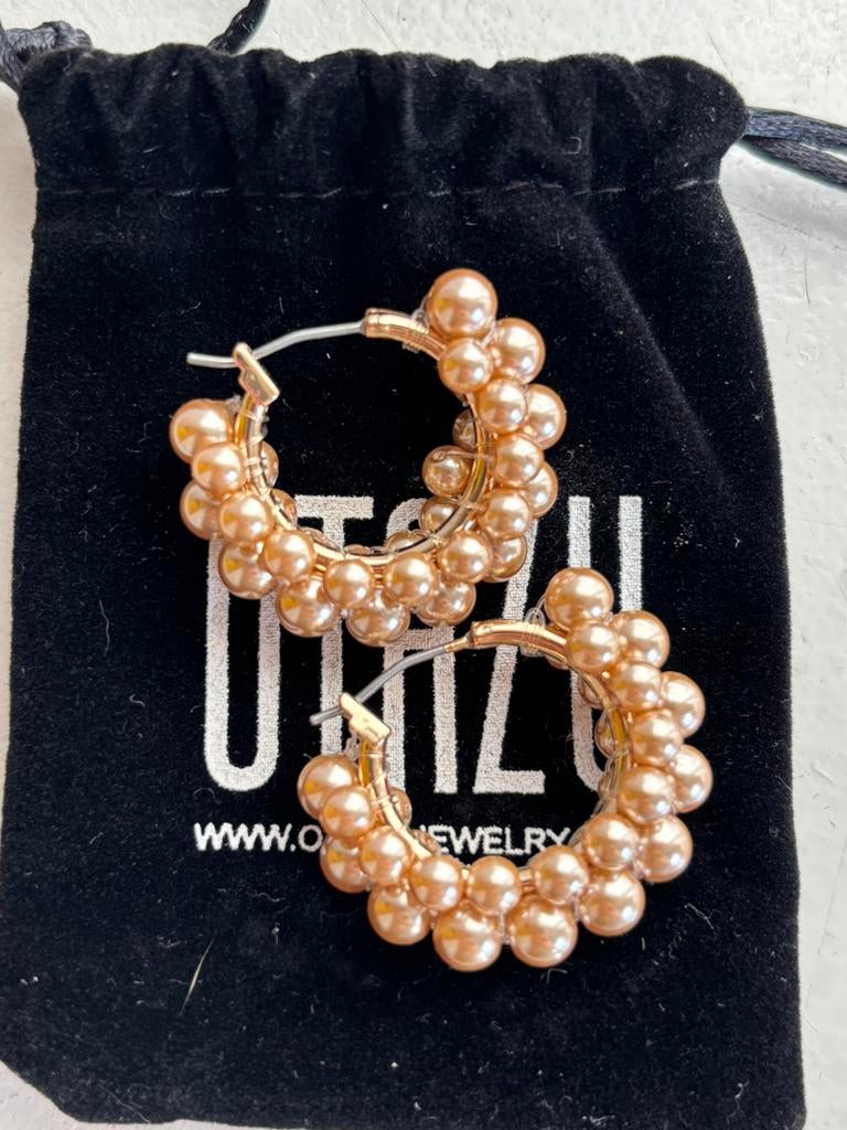 Otazu parel oorbellen nieuw, Sieraden, Tassen en Uiterlijk, Oorbellen, Overige materialen, Nieuw, Ophalen of Verzenden, Knopjes of Stekers