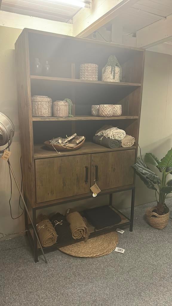 Van 1299 NU 499 hardhouten kast 119x45x190, Ophalen, Nieuw