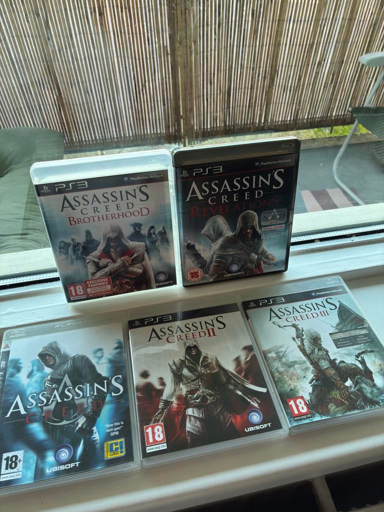 Assassin's Creed PS3 Bundle - 5 Games!, Avontuur en Actie, Online, Gebruikt, Vanaf 18 jaar