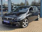 Peugeot 308 1.2 PureTech GT-Line Airco Cruise Navi Lmv A.Cam, Gebruikt, 1199 cc, Leder en Stof, Zwart