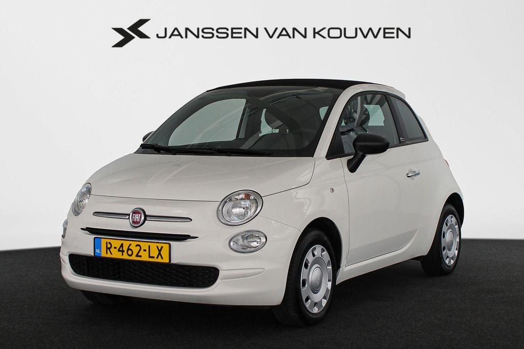 Fiat 500 C 1.0 Hybrid Cult Cabriolet Airco Cruise Control Pr, Auto's, Stof, Euro 6, Cabriolet, 4 stoelen