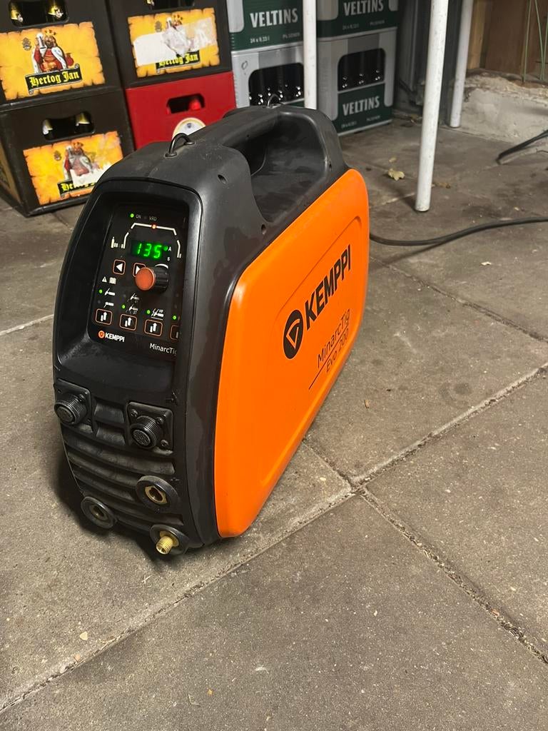 Te koop mooie weinig gebruikte kemppi tig apparaat!, Ophalen, Zo goed als nieuw, 150 tot 250 ampère, Tig