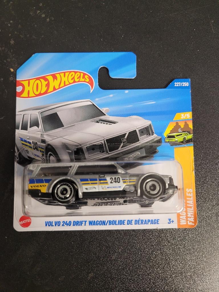 hot wheels volvo 240 drift grijs nieuw, Hobby en Vrije tijd, Modelauto's | Overige schalen, Ophalen of Verzenden, Nieuw, Auto