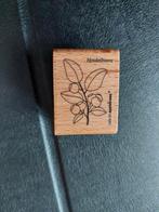 Cats on Appletrees stempel Bosbes takje Heidelbeere, Ophalen, Nieuw, Houten stempel