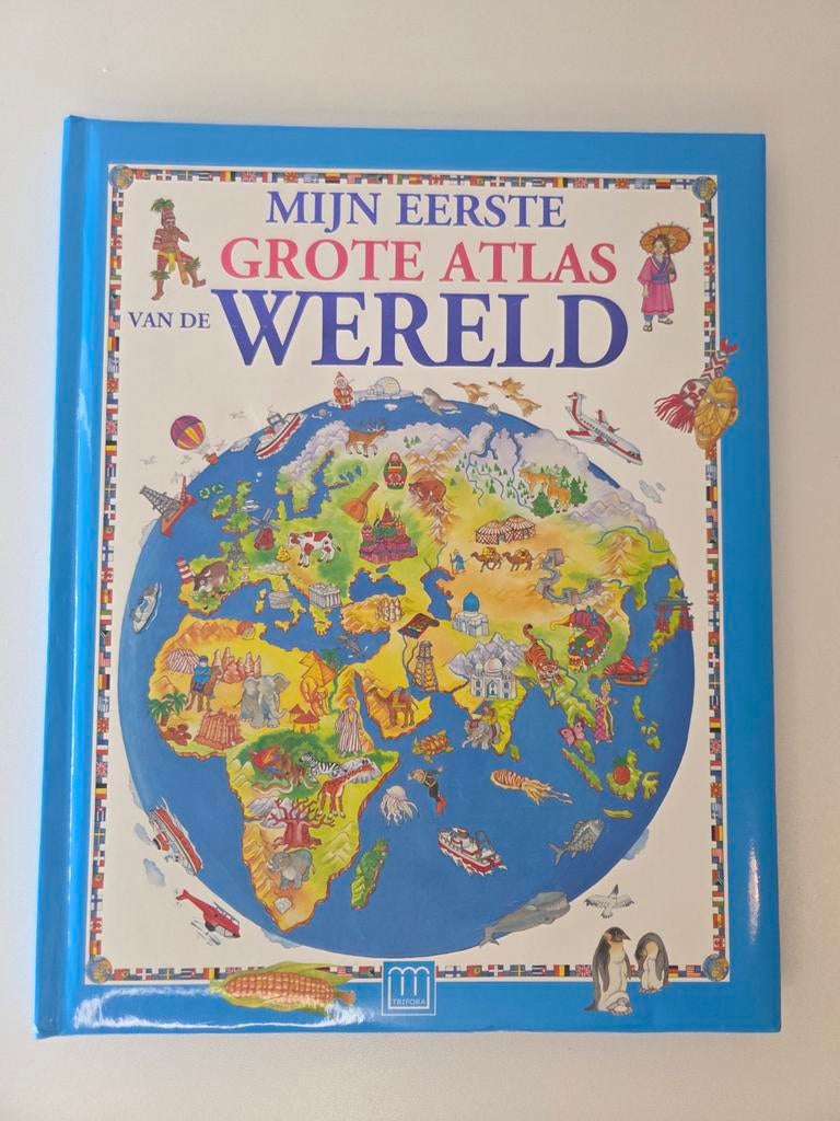 Mijn eerste grote atlas van de wereld | Kinderboek 7+ | Atla, Boeken, Kinderboeken | Jeugd | onder 10 jaar, Anja de Lombaert, Non-fictie