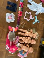 Baby Born poppen met veel accessoires en kleding, Ophalen, Zo goed als nieuw, Babypop