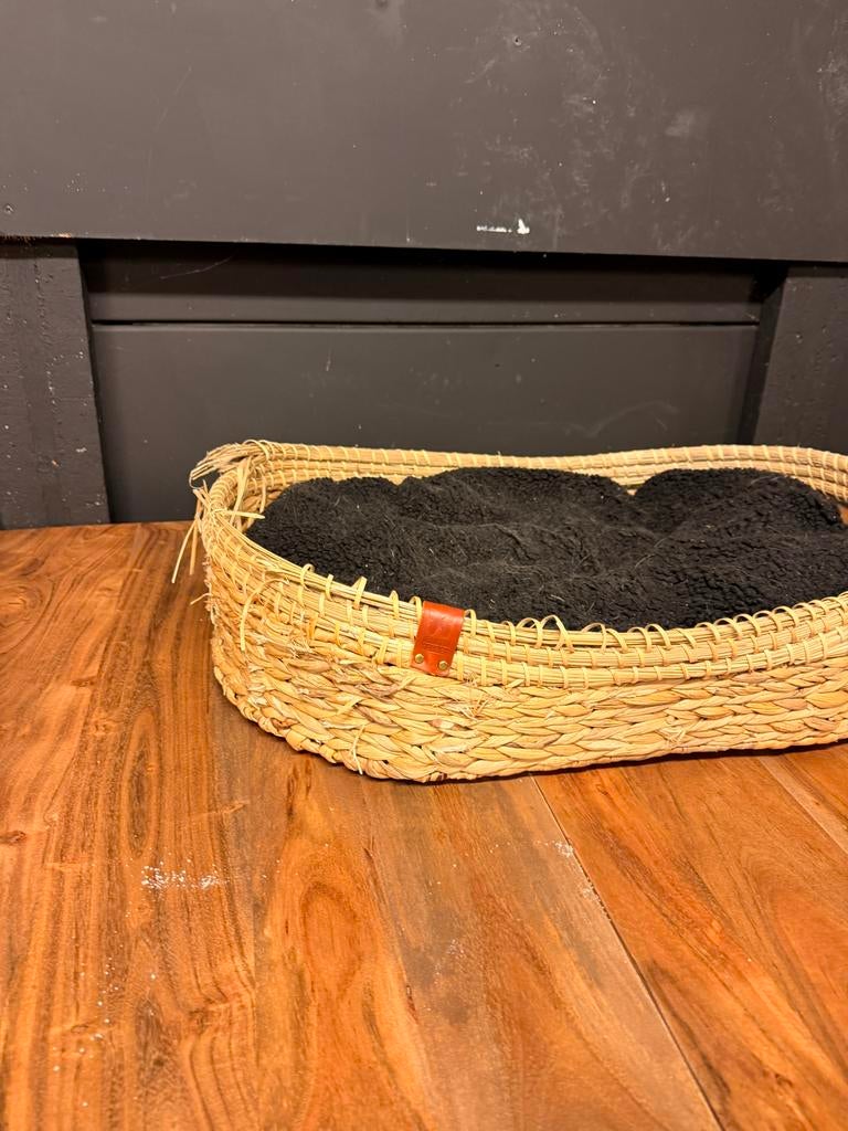 Zeegras katten/honden mand - 58-39cm, Dieren en Toebehoren, Ophalen of Verzenden, Gebruikt, Riet