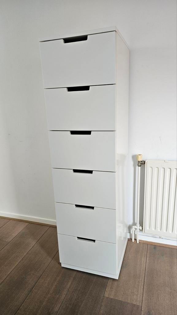 Ladekast met 6 laden, Huis en Inrichting, Kasten | Ladekasten, Ophalen, 50 tot 100 cm, Zo goed als nieuw, 3 of 4 laden