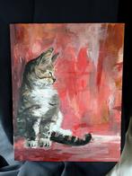 Schilderij kat, Ophalen of Verzenden