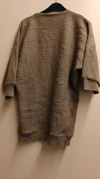 Mooie gebreide trui met vleermuismouwen, Beige, Maat 42/44 (L), Ophalen of Verzenden, Zo goed als nieuw
