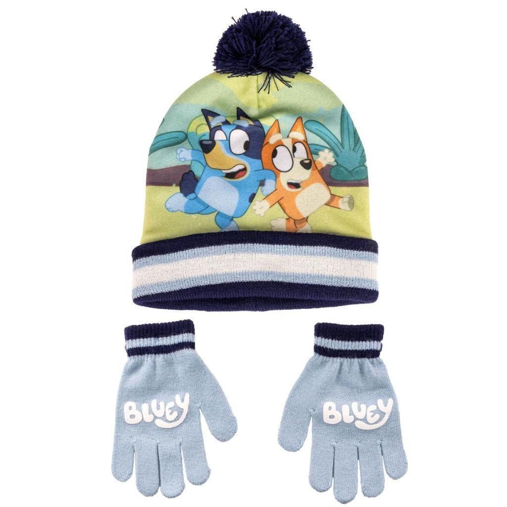 Bluey Winterset - Handschoenen en Muts, Kinderen en Baby's, Kinderkleding | Mutsen, Sjaals en Handschoenen, 110 t/m 116, Jongen of Meisje