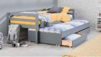 Bed Ties met logeerbed en lades 200x90cm, Ophalen, 90 cm, Eenpersoons, Zo goed als nieuw
