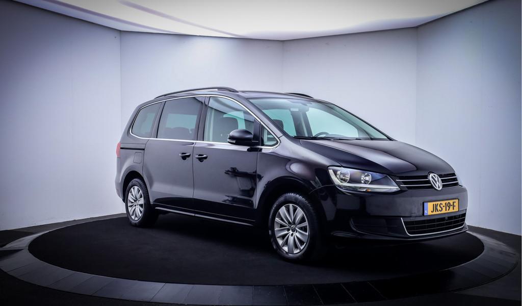 Volkswagen Sharan 1.4TSI Dsg 7Pers COMF. LINE CARPLAY | STOE, LED verlichting, Zwart, 4 cilinders, 150 pk