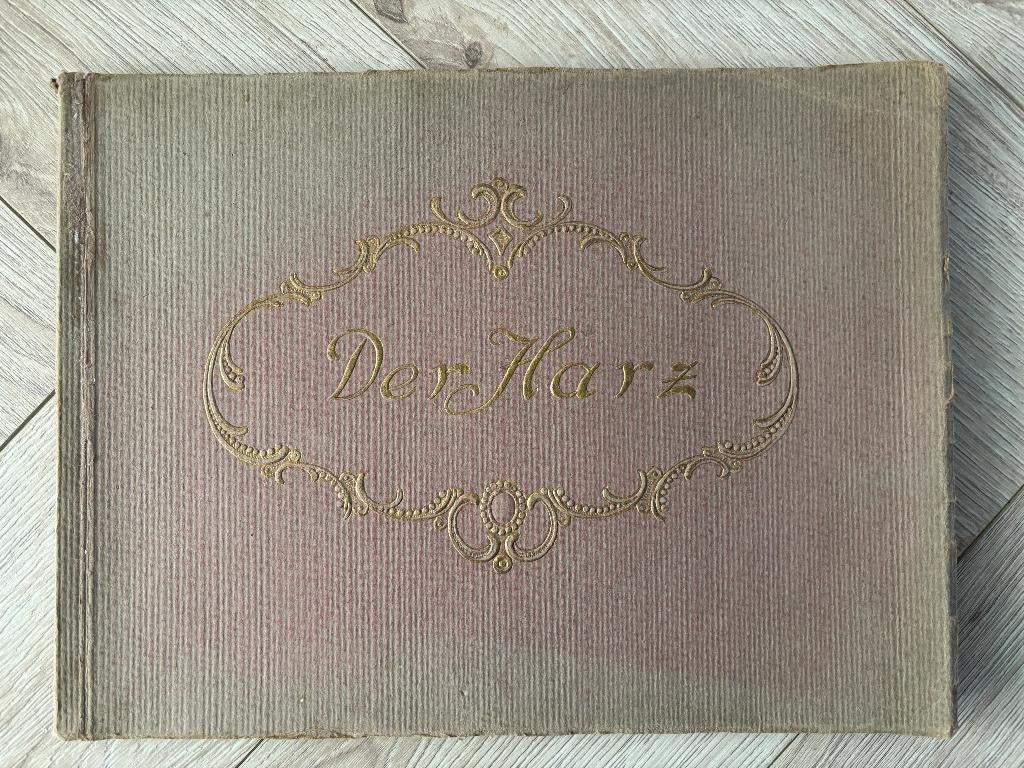 Der Harz, boek met 48 etsen., Antiek en Kunst, Ets, Ophalen of Verzenden, Origineel, Landschap