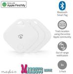 3x Keyfinders, Koffer, Tas, Auto finder, Apple Find My App