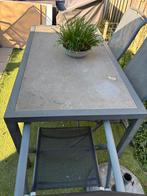 Tuintafel met natuursteen blad - Gratis af te halen, Ophalen, Gebruikt, Rechthoekig, Overige materialen