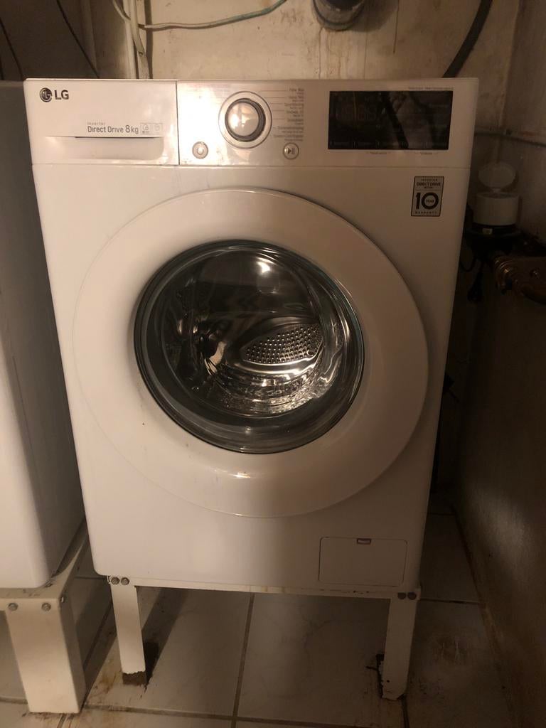 LG Wasmachine Direct Drive 8kg, 1200 tot 1600 toeren, Gebruikt, 8 tot 10 kg, Ophalen of Verzenden