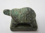 Oude Chinese schildpad met stempel /  zegel van  brons.2908, Ophalen of Verzenden
