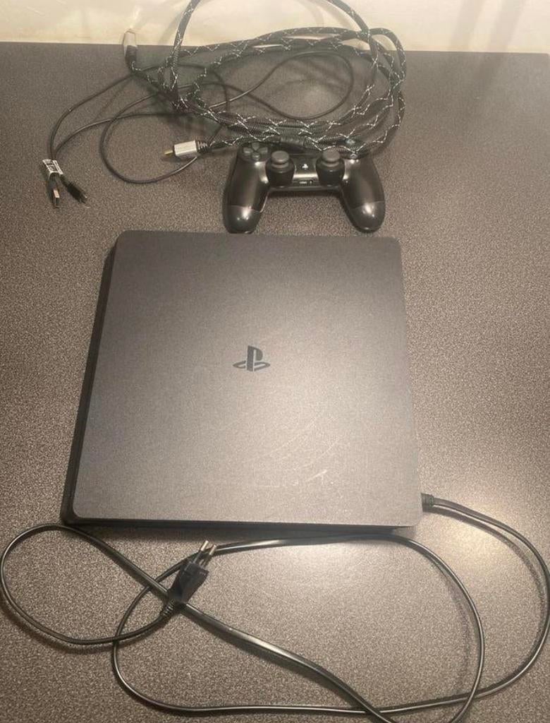 PlayStation 4 Slim (PS4) Sony - Zo goed als nieuw, Spelcomputers en Games, Spelcomputers | Sony PlayStation 4, Ophalen, 500 GB