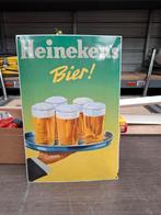Heineken reclamebord geëmailleerd 60cm x 40cm, Ophalen of Verzenden