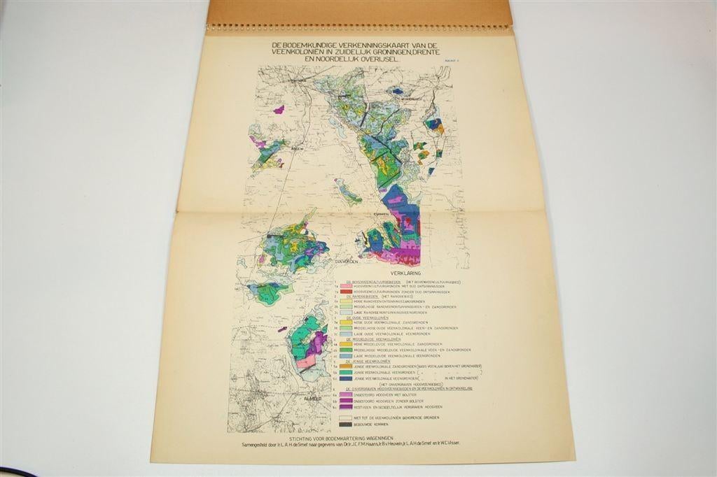 Landbouw Veenkoloniën — Bijlagen Rapport Met Kaart 1956, Boeken, Geschiedenis | Stad en Regio, Ophalen of Verzenden, Gelezen