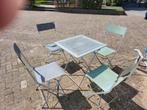Bistro setje - Tafel met 4 stoelen, Tuin en Terras, Tuinsets en Loungesets, Ophalen, Gebruikt, Tuinset, Eettafel