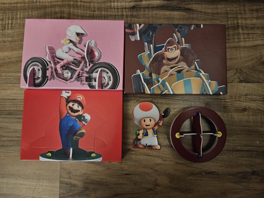 McDonald's Happy Meal collectie van Mario Kart 8 Deluxe, Ophalen of Verzenden, Gebruikt